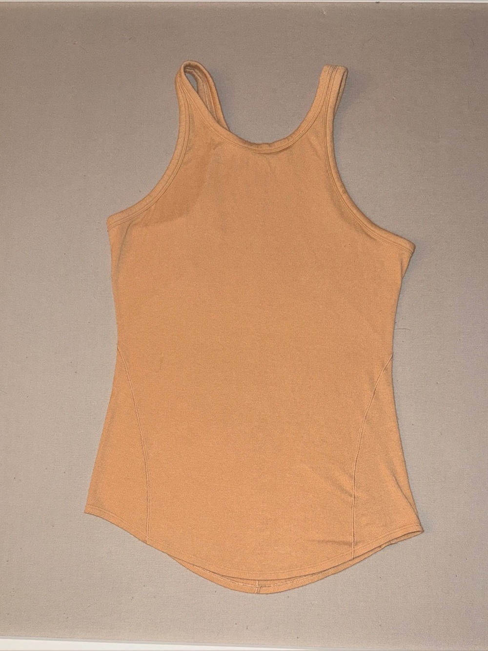 Lululemon Athletica Tank Top - Tan Ribbed - NO SIZE TAG